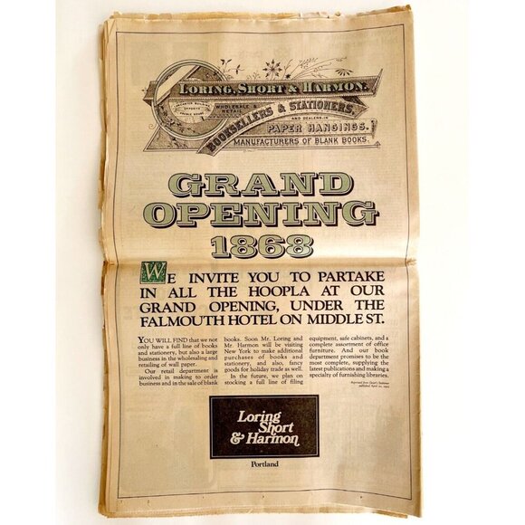 Portland Maine 350th Anniversary Newspaper 1982 Complete Vintage Press Herald - Picture 11 of 11